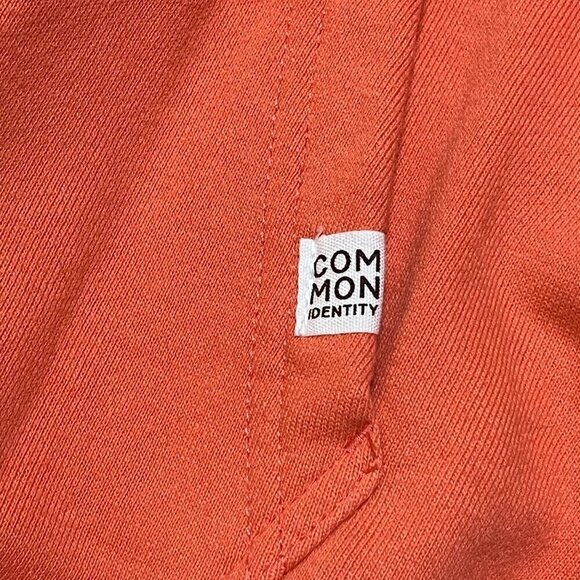 Common Identity Women's Sweatshirt Hoodie Melon Orange Size XL Extra Large - Picture 4 of 7